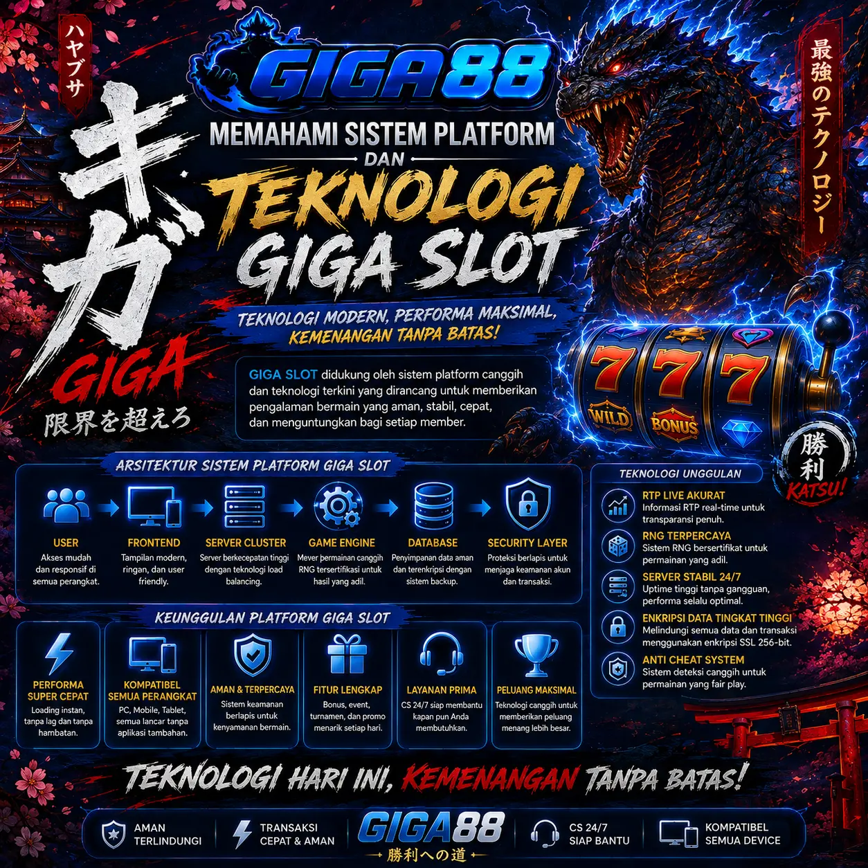 GIGA88 Giga Slot Inferno Blue
